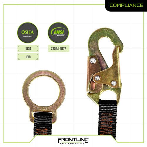 Frontline ACEL18S D - Ring 18" Extension Lanyard - Fire Protection Parts