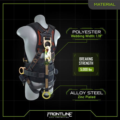 Frontline ACEL18S D - Ring 18" Extension Lanyard - Fire Protection Parts