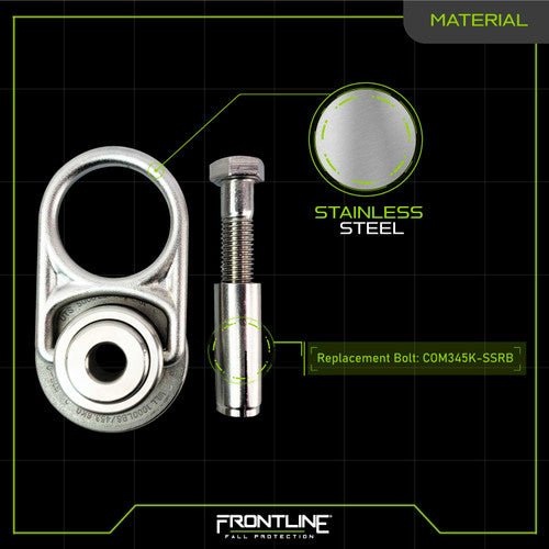 Frontline COM345K - SS MEGA Swivel 5K Stainless Steel Concrete Anchor - Fire Protection Parts