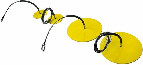 Frontline DT1206 Drop Thru Anchor 12" Round Plate with 6' Cable - Fire Protection Parts