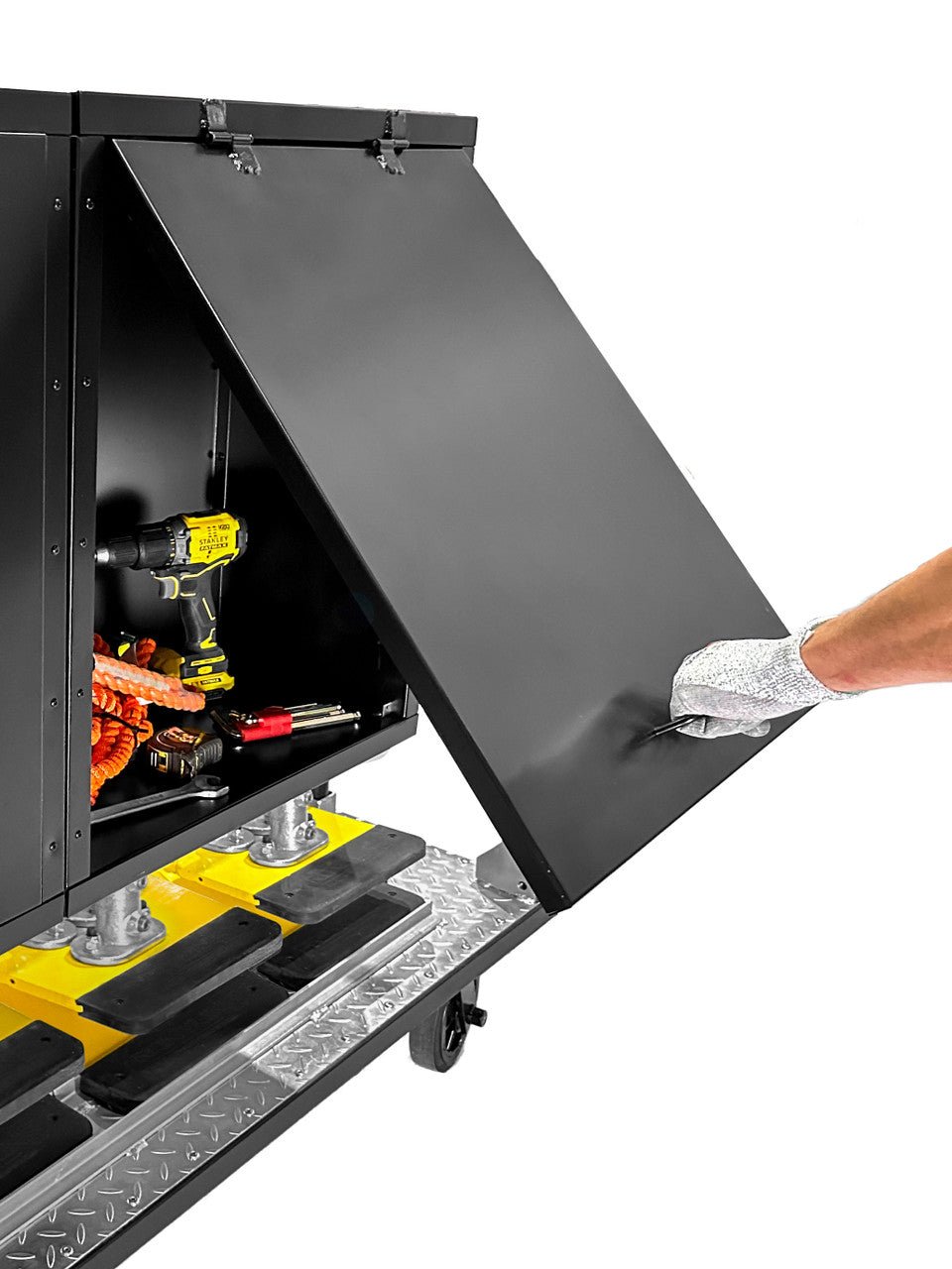 Frontline Guardrail Ergonomic Transportation Cart - Fire Protection Parts