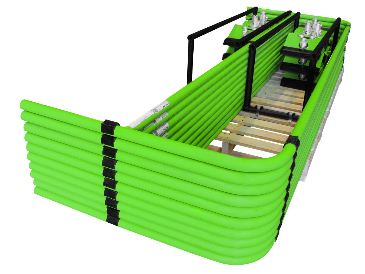 Frontline Guardrail System Non - Penetrating Complete 75' Kit - Fire Protection Parts