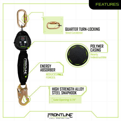 Frontline K100 - RPW061S Combat Compliance Kit - Harness, 6' SRL and Drawstring Bag - Fire Protection Parts