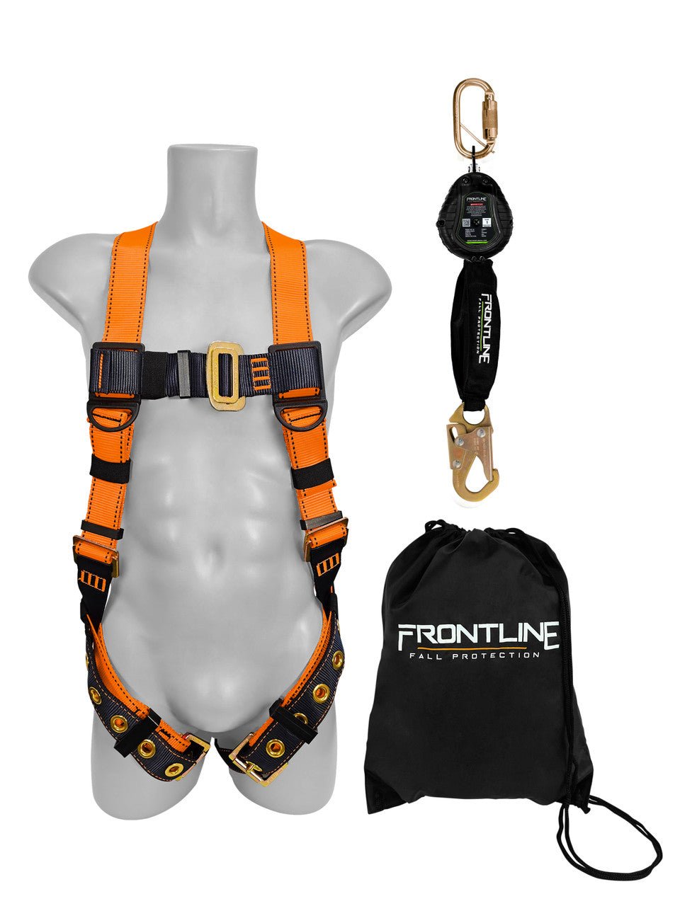 Frontline K100 - RPW061S Combat Compliance Kit - Harness, 6' SRL and Drawstring Bag - Fire Protection Parts