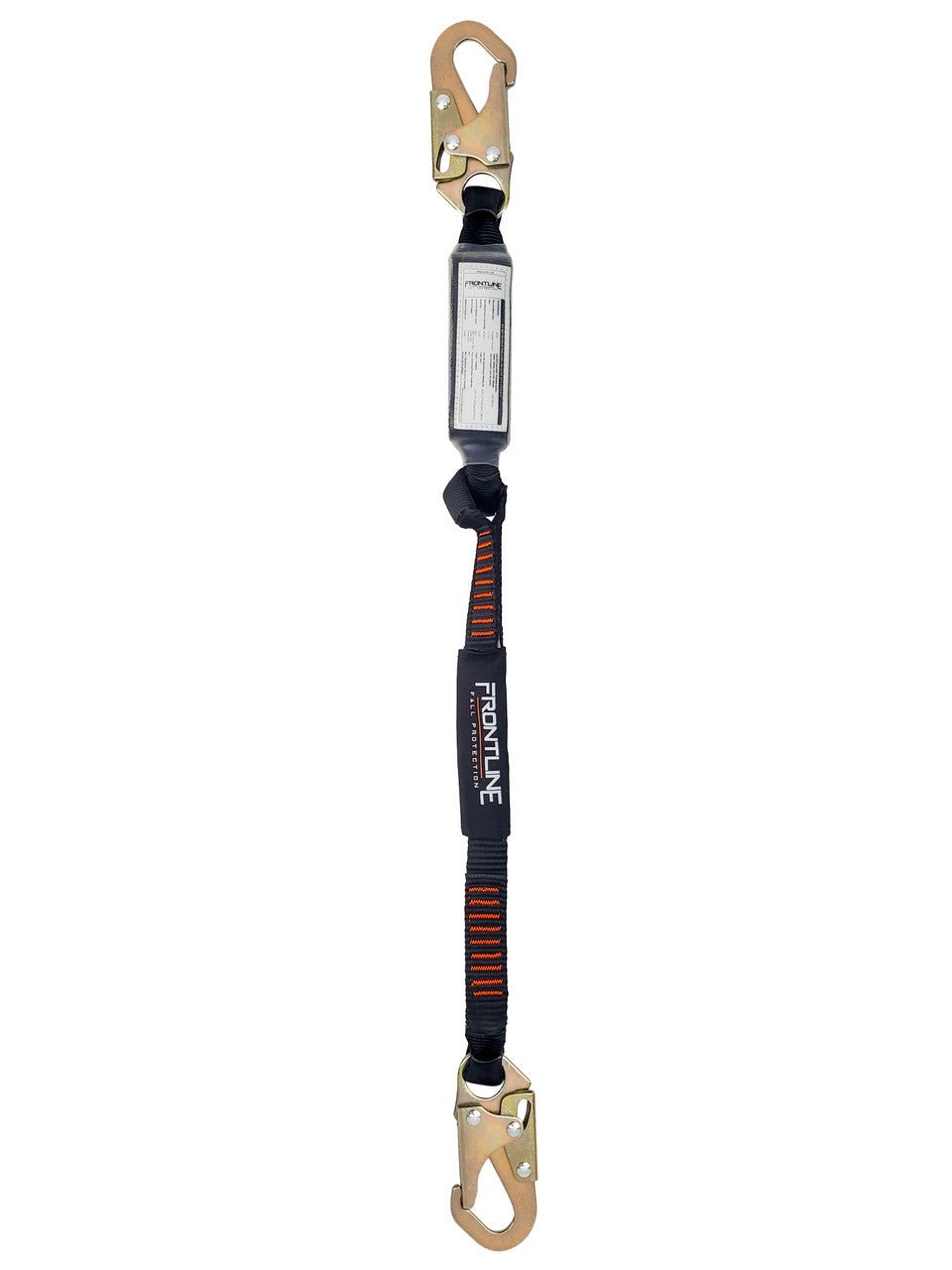 Frontline LIS31S Combat 3' Single Leg Snaphook Lanyard with Internal Shock Absorber - Fire Protection Parts