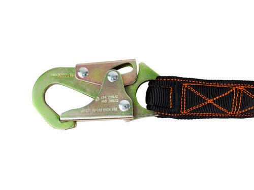 Frontline LIS61S Combat 6' Single Leg Snaphook Lanyard with Internal Shock Absorber - Fire Protection Parts