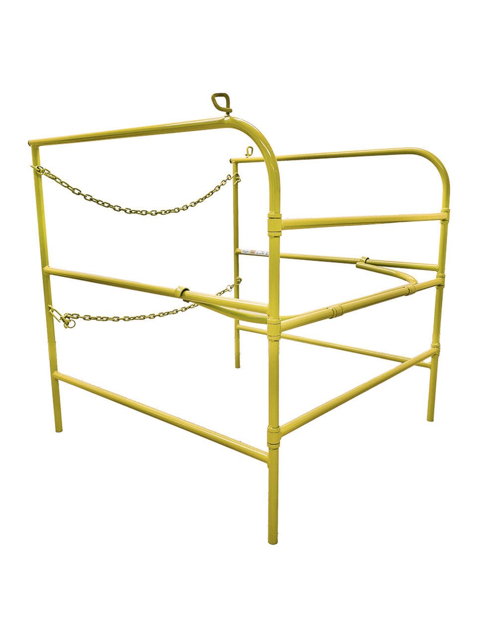 Frontline Manhole Guardrail 42" x 42" Yellow - Fire Protection Parts