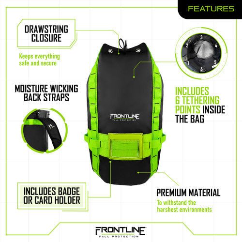 Frontline MPBAG50 Fall Protection for Tools and Storage Vinyl Bag - Fire Protection Parts