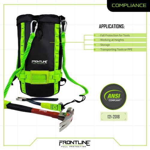 Frontline MPBAG50 Fall Protection for Tools and Storage Vinyl Bag - Fire Protection Parts