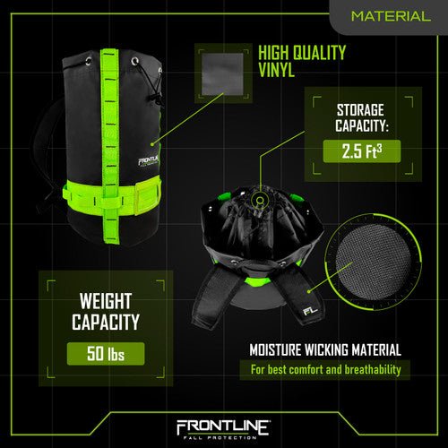 Frontline MPBAG50 Fall Protection for Tools and Storage Vinyl Bag - Fire Protection Parts