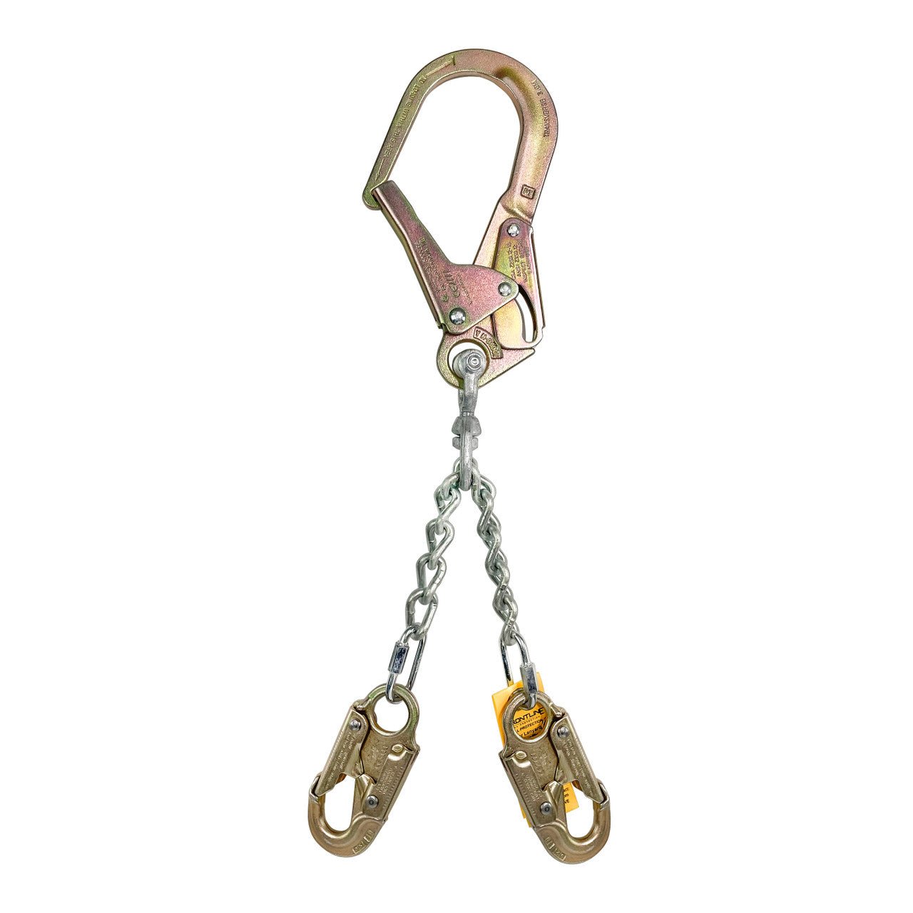 Frontline PSSW2R - US Patriot Positioning Chain with Swiveling Hook - Made in USA - Fire Protection Parts
