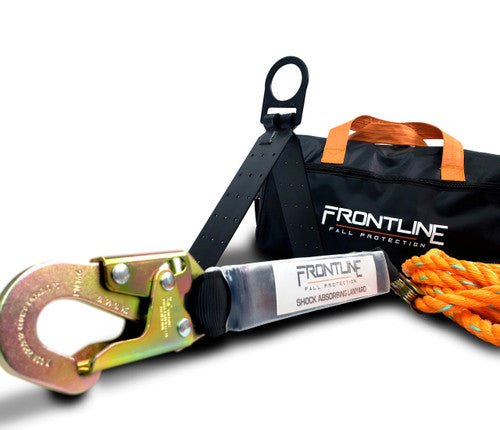 Frontline RK5PTB25 Combat Complete Roofers Kit with 25' Lifeline - Fire Protection Parts