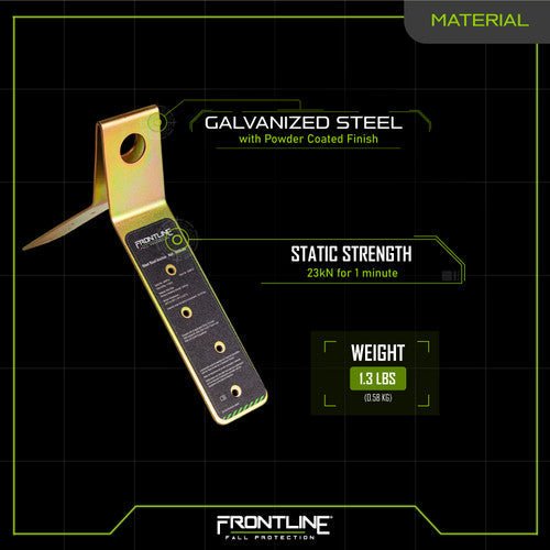 Frontline ROSU02 Hinged Steel Roof Anchor - Fire Protection Parts