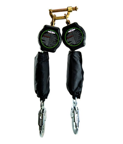 Frontline RPA062S Aramid Twin Fiber Web Single Leg 6' SRL with Steel Snap Hook Ends - Fire Protection Parts