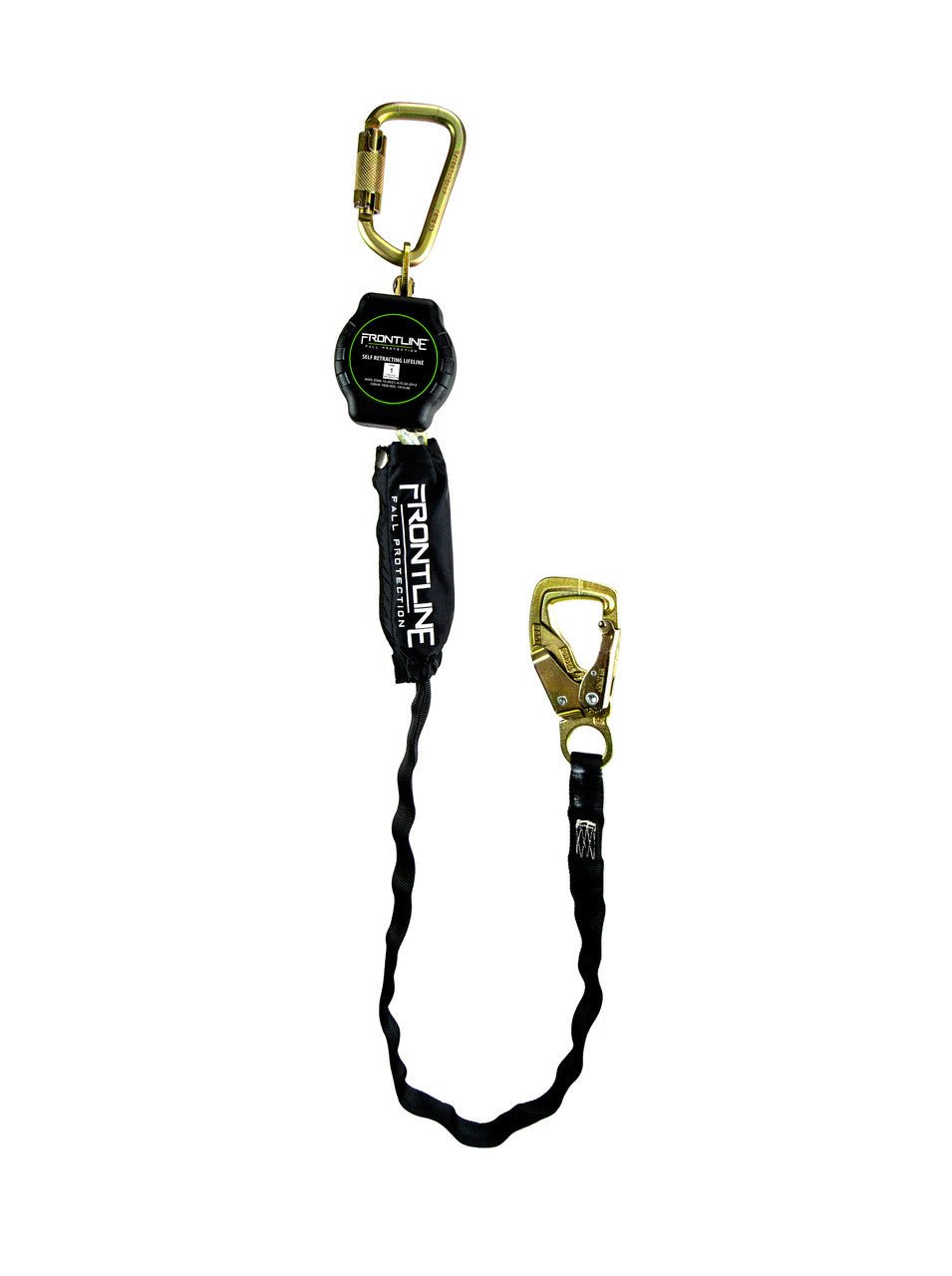 Frontline RPA091TB Tie Back Single Leg Web 9' SRL with Tie Back Hook End - Fire Protection Parts