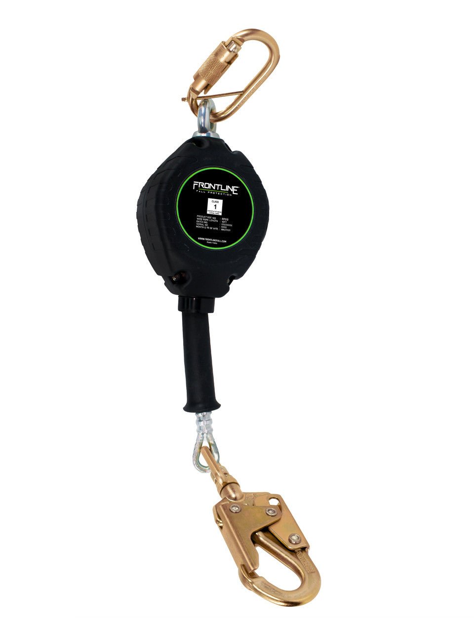 Frontline RPG Cable Single Leg SRL with Steel Snap Hook End - Fire Protection Parts