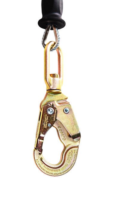 Frontline RPG081SLE Leading Edge Cable Single Leg 8' SRL with Steel Snap Hook End - Fire Protection Parts