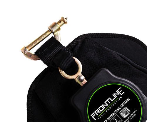 Frontline RPG081SLE Leading Edge Cable Single Leg 8' SRL with Steel Snap Hook End - Fire Protection Parts