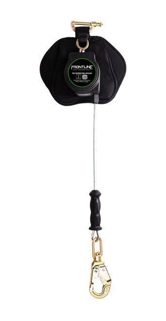 Frontline RPG081SLE Leading Edge Cable Single Leg 8' SRL with Steel Snap Hook End - Fire Protection Parts