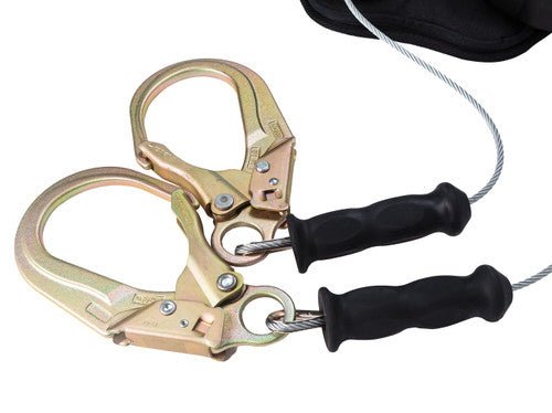 Frontline RPG082RLE Leading Edge Cable Twin Leg 8' SRL with Steel Rebar Hook Ends - Fire Protection Parts