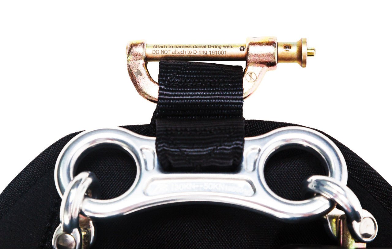 Frontline RPG082SLE Leading Edge Cable Twin Leg 8' SRL with Steel Snap Hook Ends - Fire Protection Parts