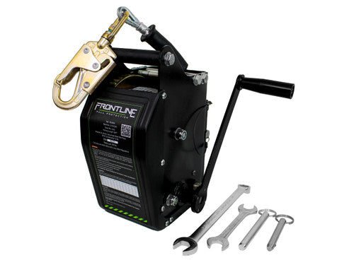 Frontline RUW60 MEGApod 60' Confined Space Winch with Galvanized Steel Cable - Fire Protection Parts