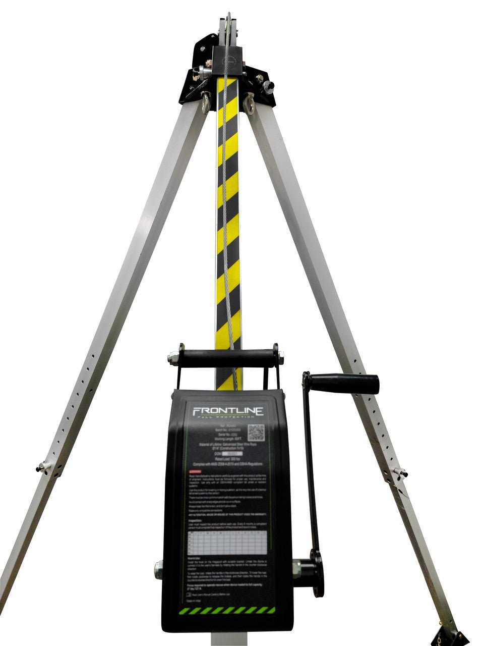 Frontline RUW60 MEGApod 60' Confined Space Winch with Galvanized Steel Cable - Fire Protection Parts