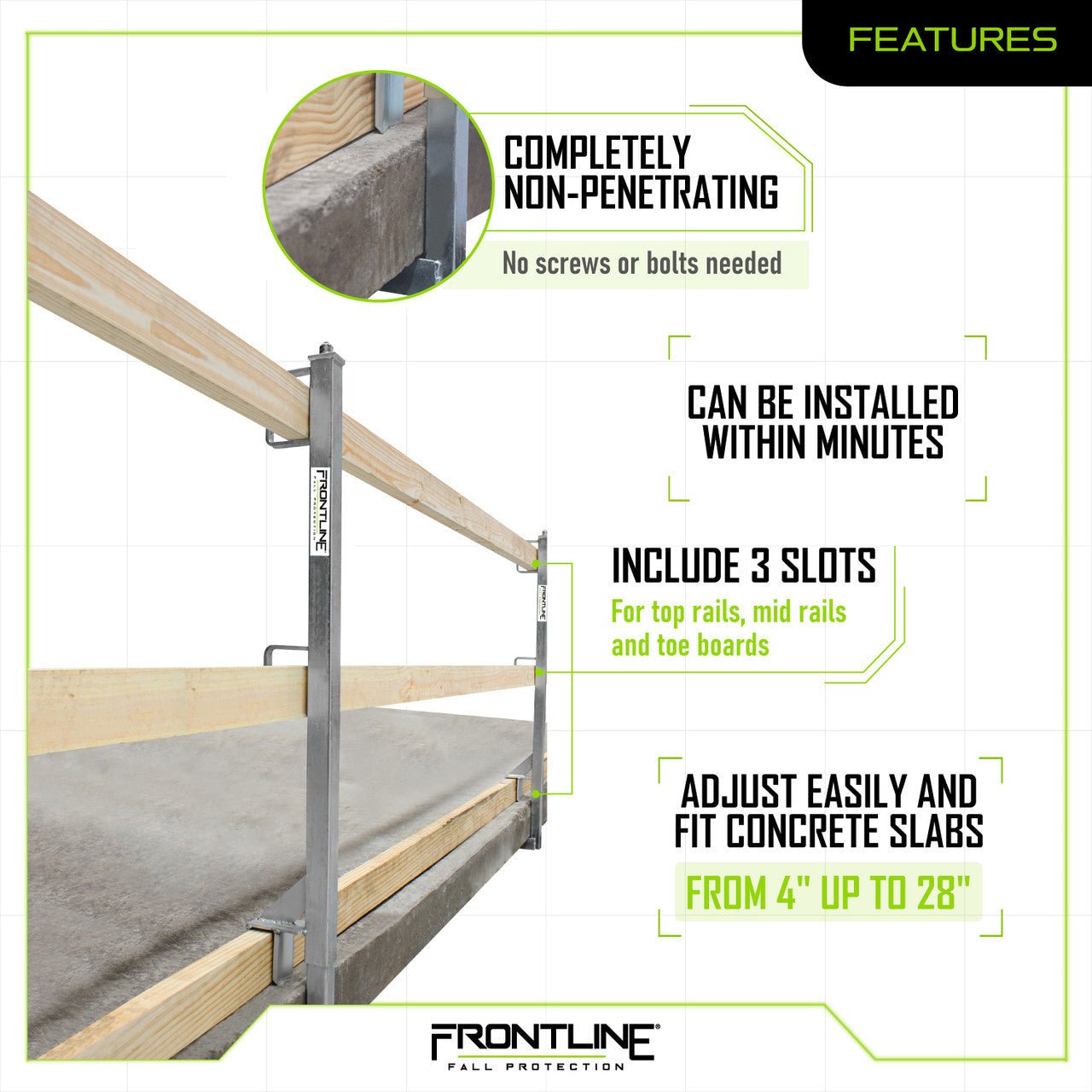 Frontline Slab Grabber System for Concrete Substrates (Ea) - Fire Protection Parts
