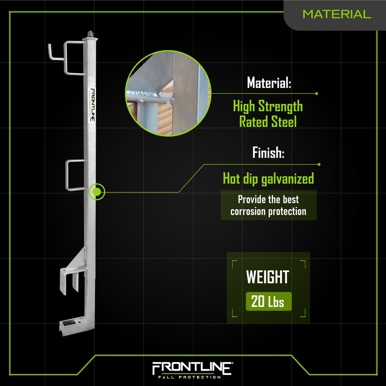 Frontline Slab Grabber System for Concrete Substrates (Ea) - Fire Protection Parts