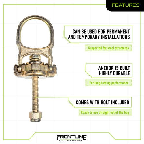 Frontline STB5K ALPHA Swivel 5k Steel Anchor - Fire Protection Parts