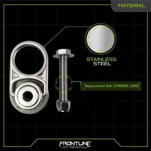 Frontline STM585K - SS MEGA Swivel 360° Stainless Steel 5K Steel Anchor - Fire Protection Parts