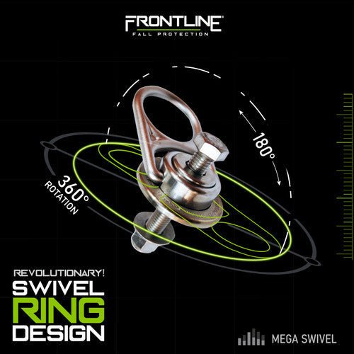 Frontline STM585K - SS MEGA Swivel 360° Stainless Steel 5K Steel Anchor - Fire Protection Parts