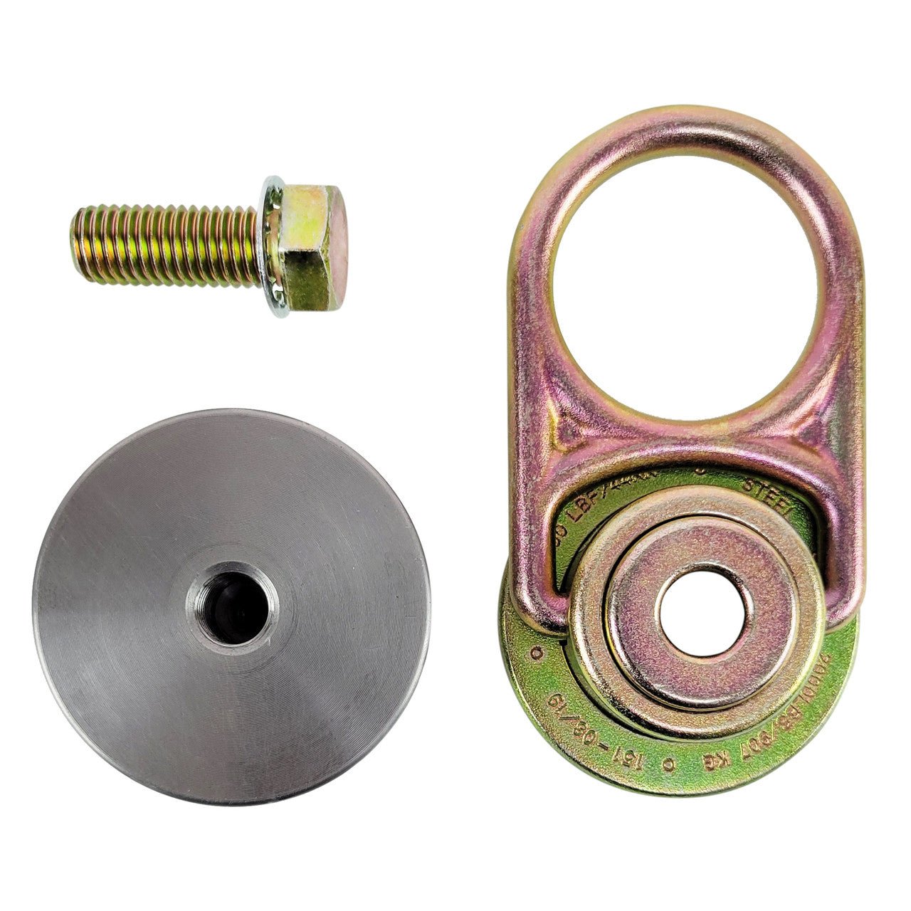 Frontline STMP10K - WO + STM10K - SA MEGA Swivel 10k Steel Anchor with Weld - on Puck - Fire Protection Parts