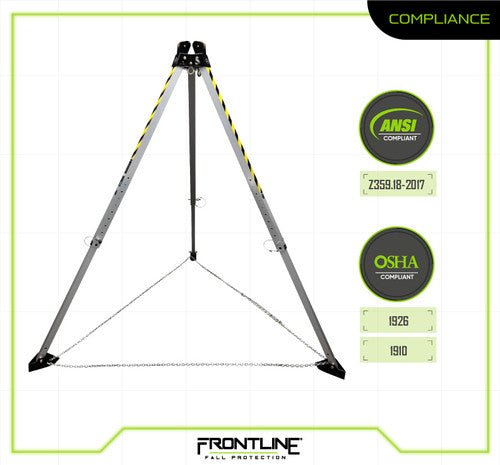 Frontline TAN07 MEGApod 7' Aluminum Tripod - Fire Protection Parts