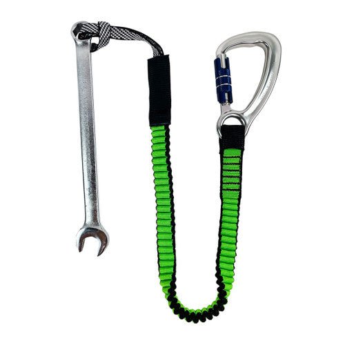 Frontline TLS30 ToolGrip Elastic Tool Tether 30 lbs with Self - locking Aluminum Carabiner - Fire Protection Parts