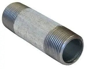 Viking 1-1/2 in Galvanized Pipe Nipple for Fire Sprinkler Systems | Secure Leak-Resistant Threaded Fitting Nipples Fayette Nipple Fire Protection Parts 1-1/2 Inch Galvanized Pipe Nipple | Pipe Fittings Viking