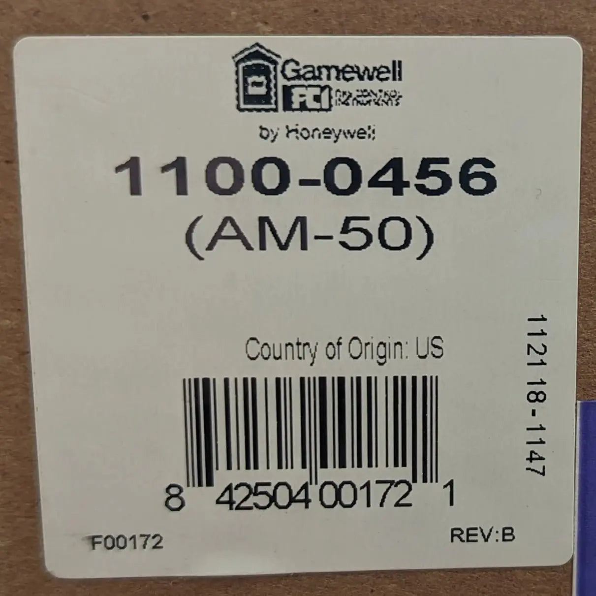 Gamewell-FCI 1100-0456 AM-50 Amplifier by Fredland Supply Company