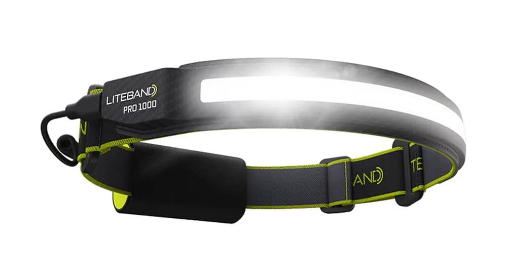 PRO 1000 Lumen LED Wide Beam Rechargeable Headlamp by Liteband