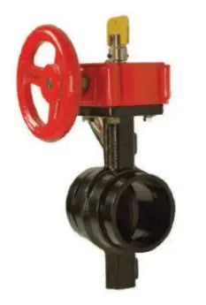 Grooved Butterfly Valve With Switch Closed For Fire Safety by Sigma Corporation