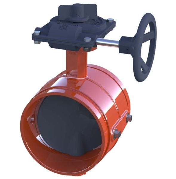 GROOVED BUTTERFLY VALVE W/ SWITCH EXTENDED LENGTH - Fire Protection Parts