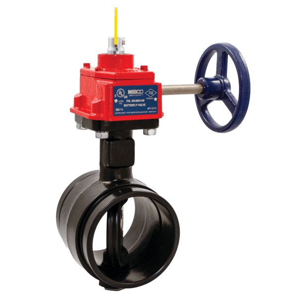 GROOVED BUTTERFLY VALVE WALL POST - Fire Protection Parts