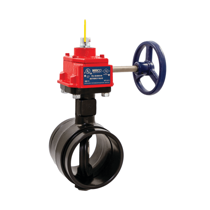GROOVED BUTTERFLY VALVE WALL POST - Fire Protection Parts
