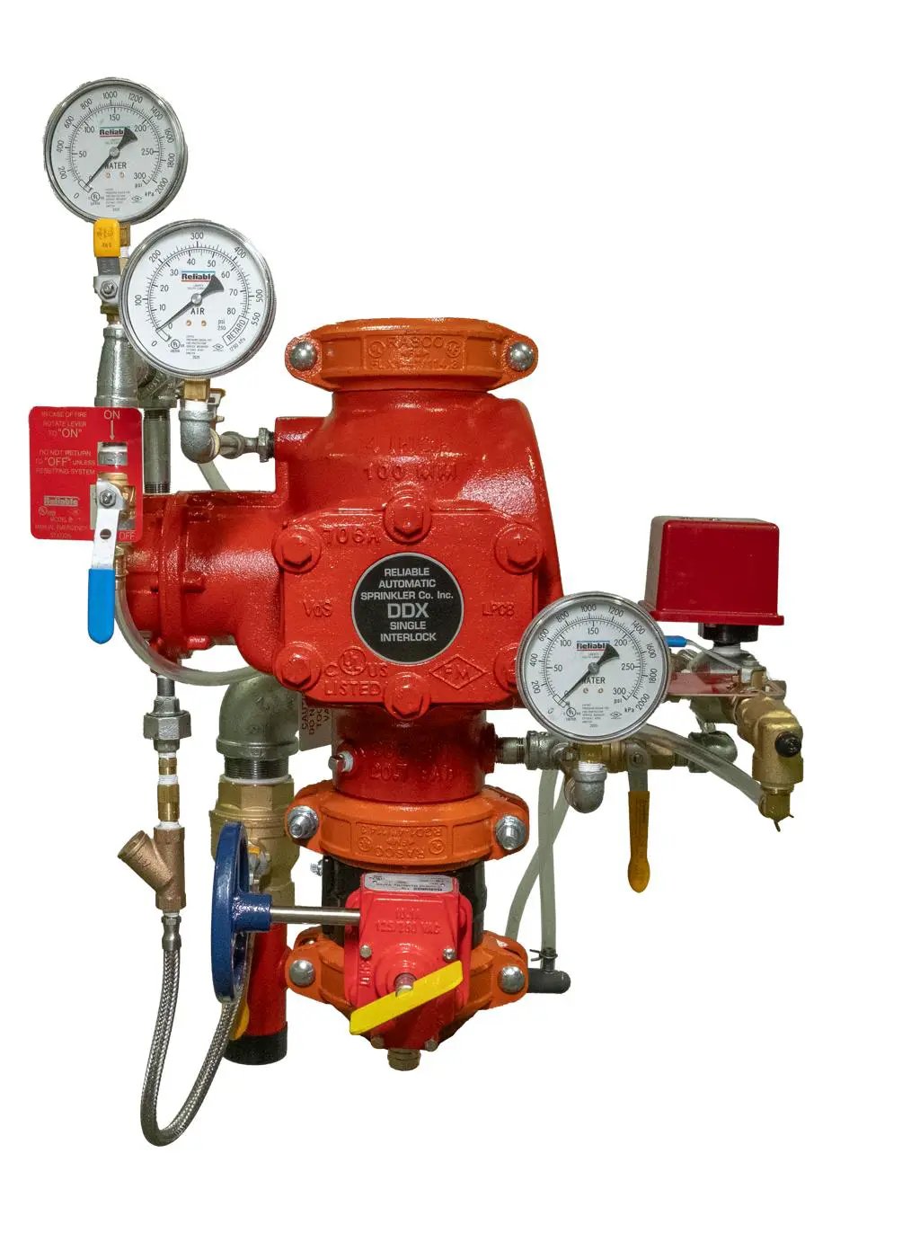 Reliable DDX Deluge Valve Dry Pilot Line Assembled by Reliable Sprinkler
