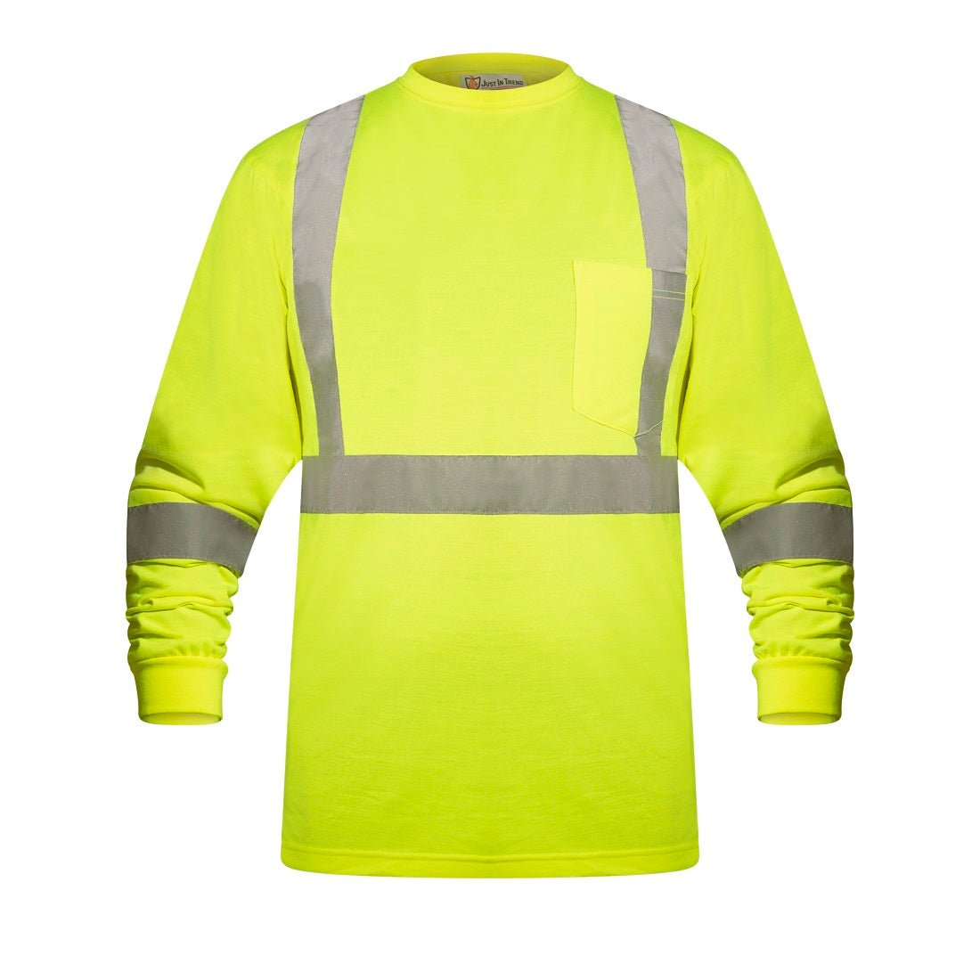 High Visibility Fluorescent Safety T-Shirt - Full Sleeve - 100% Polyester - Fire Protection Parts