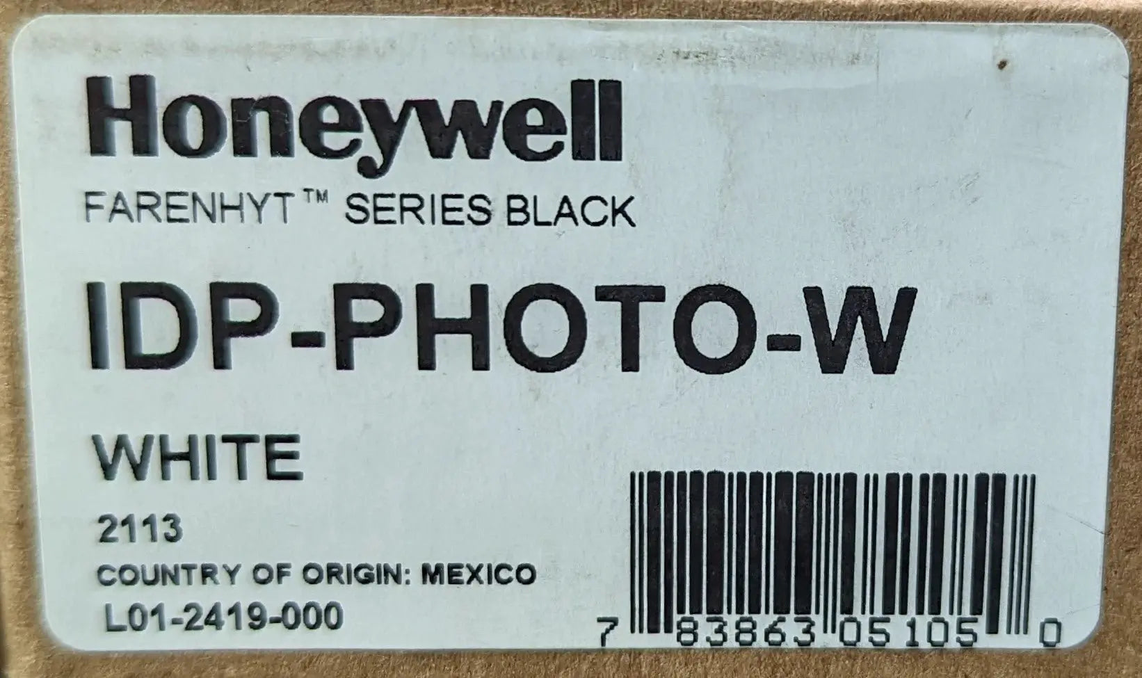 Honeywell Farenhyte IDP-PHOTO-W Smoke Detector by Fredland Supply Company