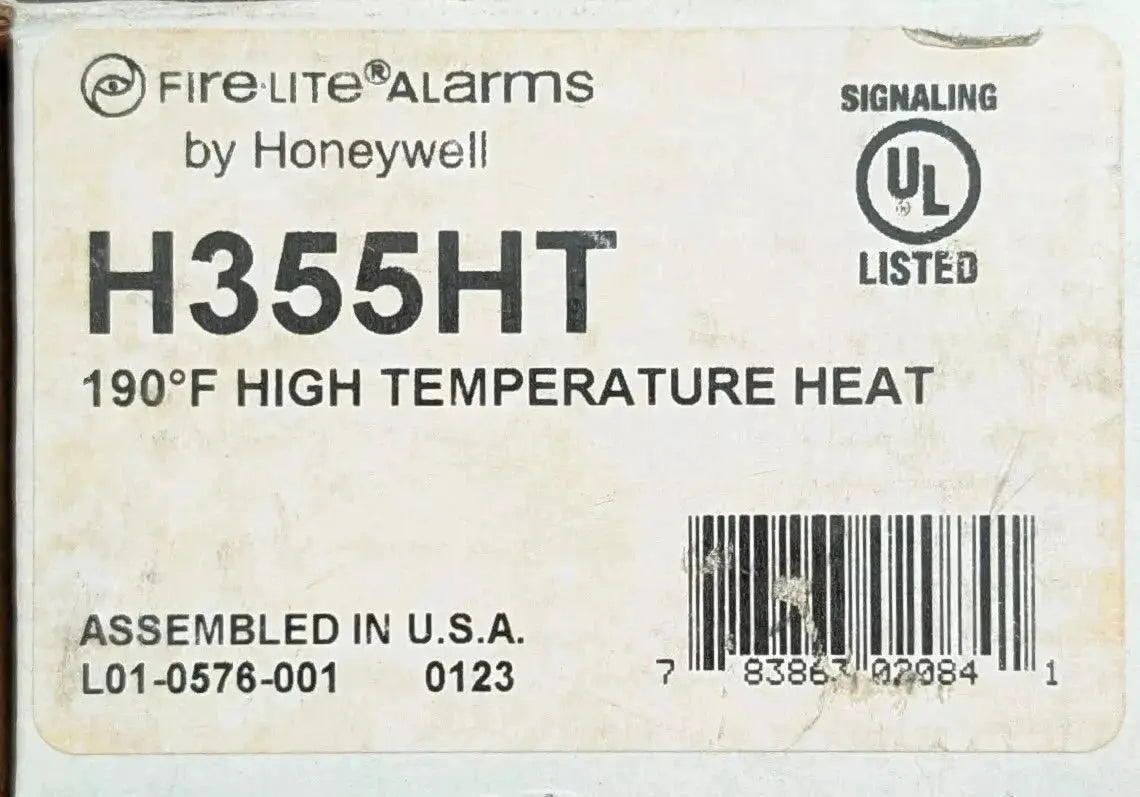 Honeywell Fire Lite H355HT Heat Detector by Fredland Supply Company