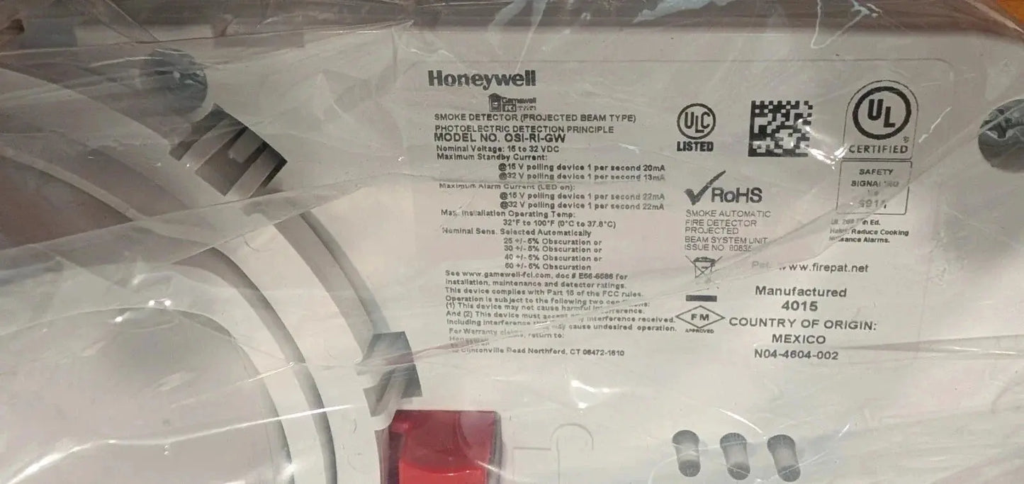 Honeywell OSI-RI-GW Beam Smoke Detector by Fredland Supply Company