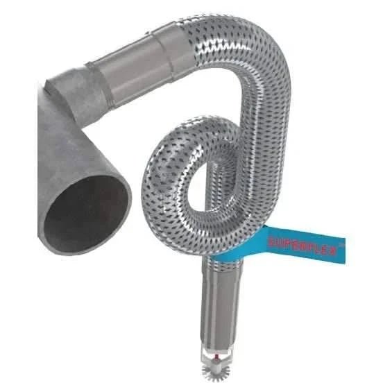 HOSE 37 SUPRFLX BRAIDED 1/2OTLT CS - Fire Protection Parts