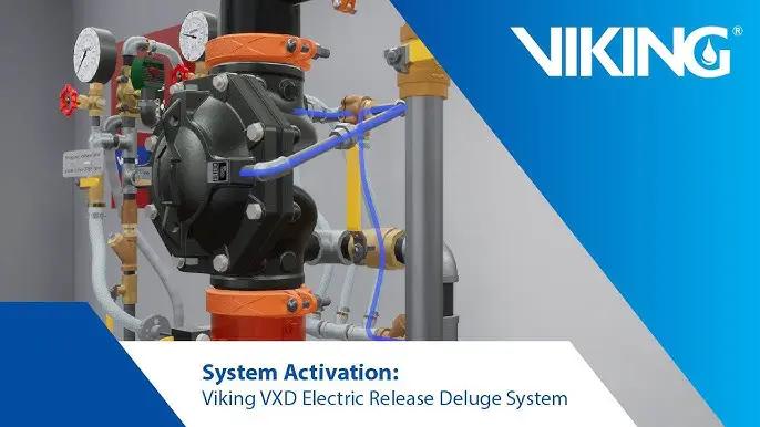 4" Vxd Ptr Deluge With Electric Release, Monitored by Viking