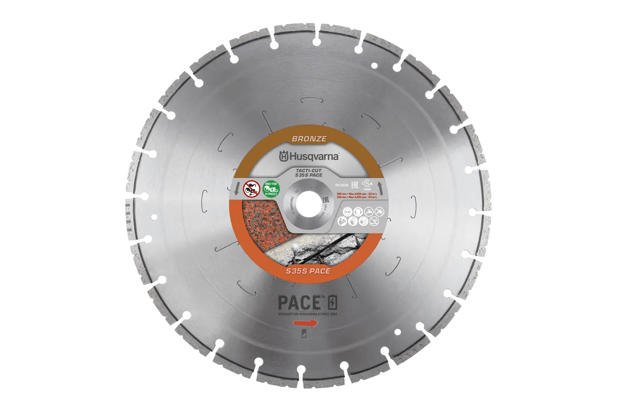 Husqvarna 529663903 14 In TACTI - CUT S35S PACE Diamond Blade - Fire Protection Parts